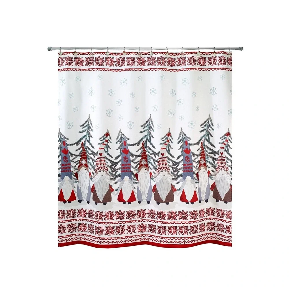 Christmas Gnomes Shower Curtain 72